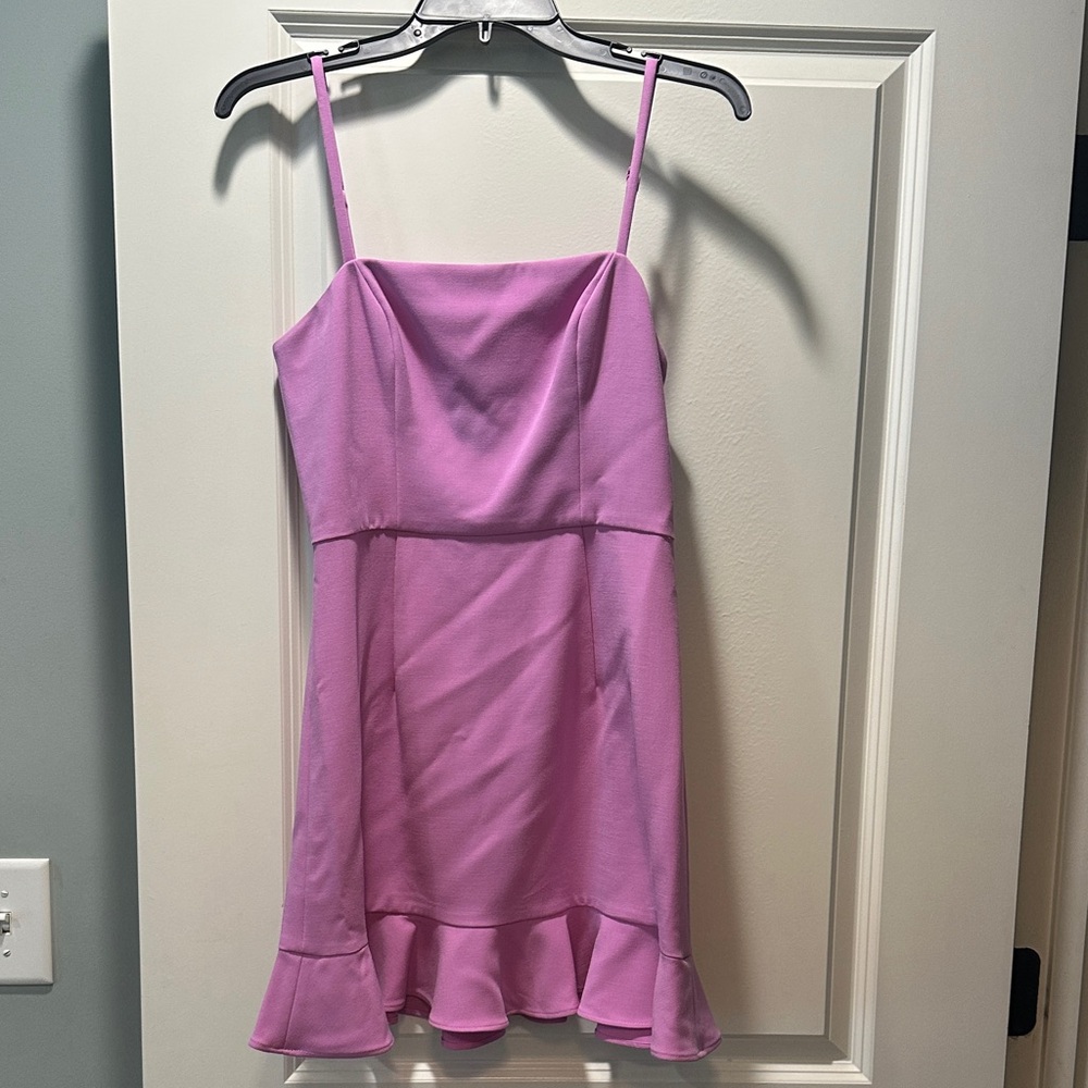 French Connection Lavender Spaghetti Strap Dress